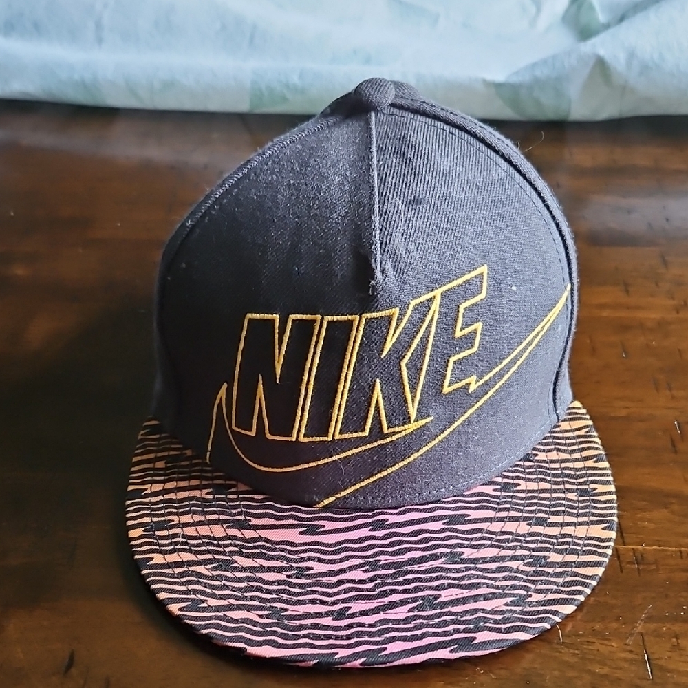 Nike Black and Pink Cap